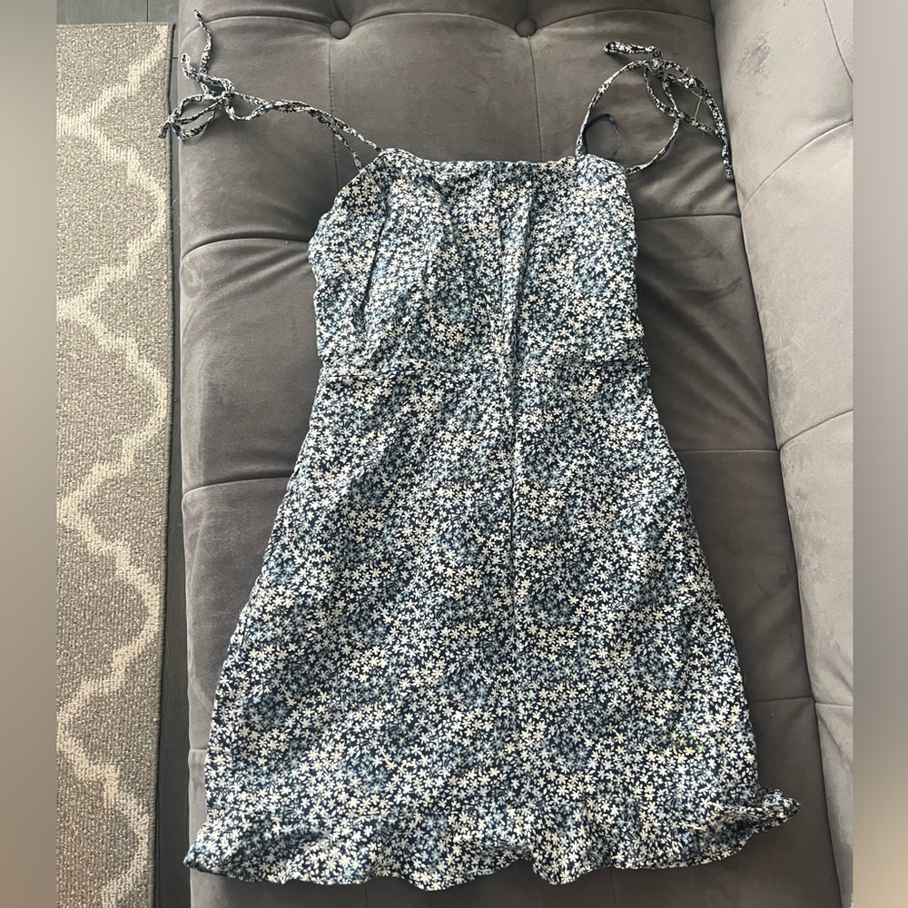 Abercrombie blue floral sundress